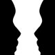 figure-ground faces and vase illusion