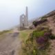 Engine House in Cornwall in the mist