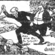 Dolchstoss German cartoon