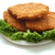 German breaded cutlet with lettuce