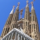 Sagrada Familia cathedral towers